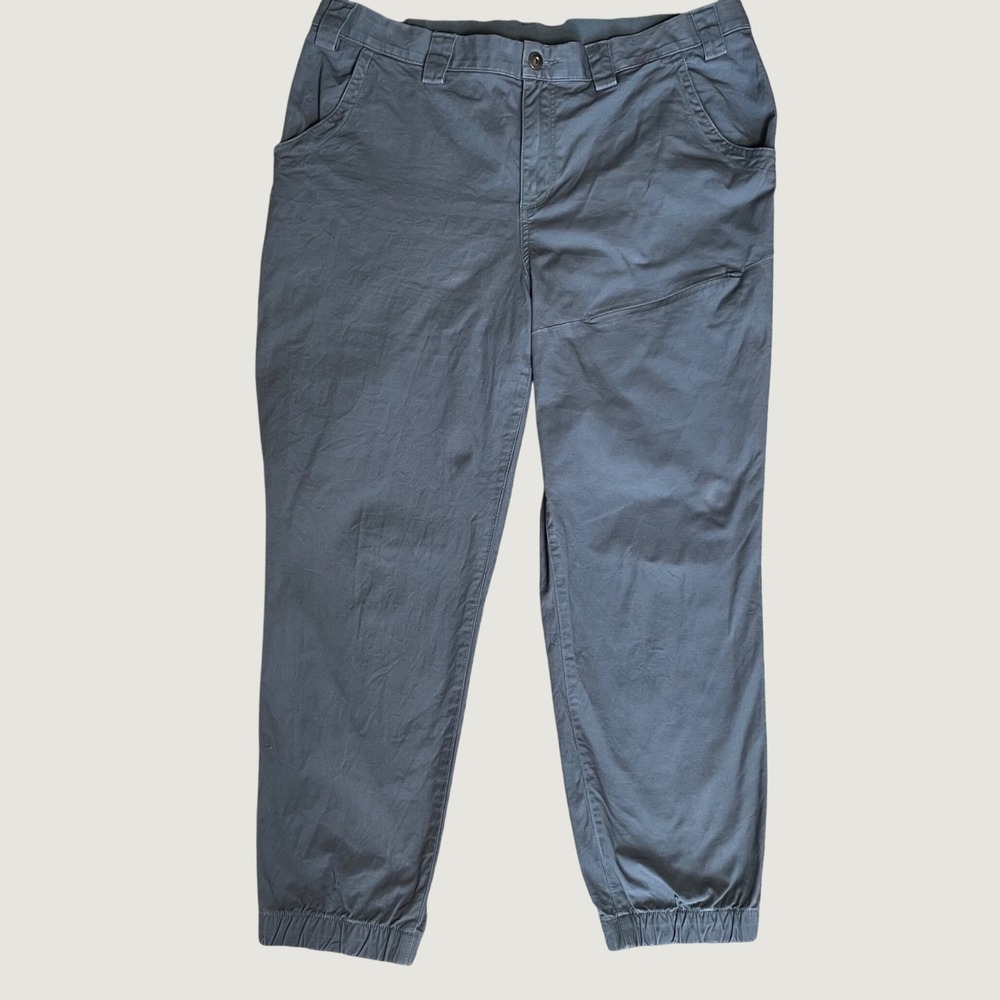 Duluth Trading Co Rootstock Gardening Jogger Pants Women's 16 Gray Utility